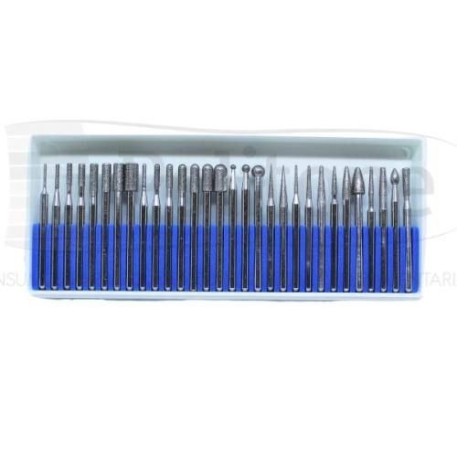 Kit Lima Rotativa Diamantada 30 peças BMA-30