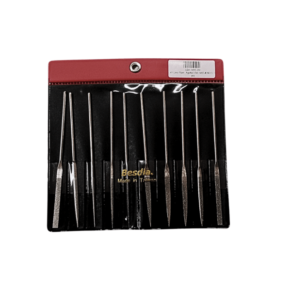 Kit Limas Diamantadas Agulha 140mm c/ 10 Peças - LDA-140S