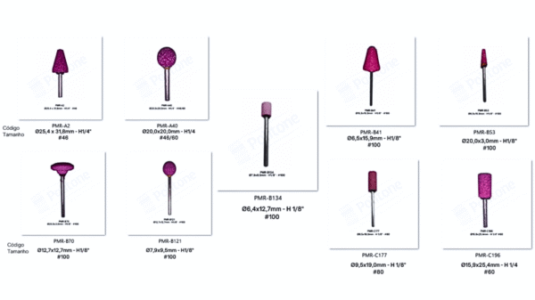 Ponta Montada Pedra Rosa P/ Uso Geral