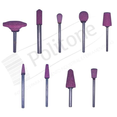 Ponta Montada Pedra Rosa P/ Uso Geral