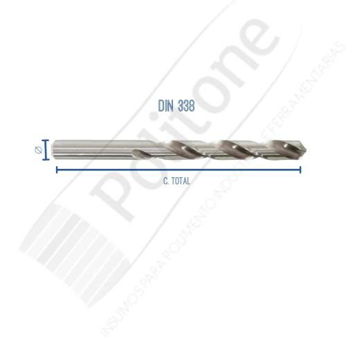 Brocas para Metal HSS DIN338