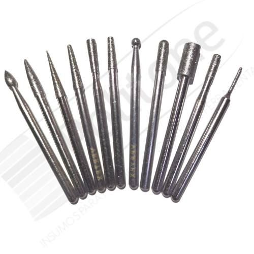Ponta Rotativa Diamantada Individual HASTEØ3MM