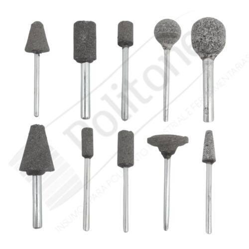 Ponta Montada Pedra Cinza Ferro Fundido