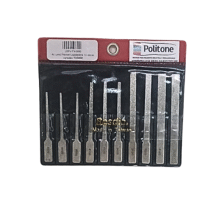 Kit Limas Flexíveis Lapidadora 10 Peças LDFV-FAS600