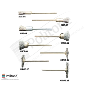 Mini escova rotativa aço carbono