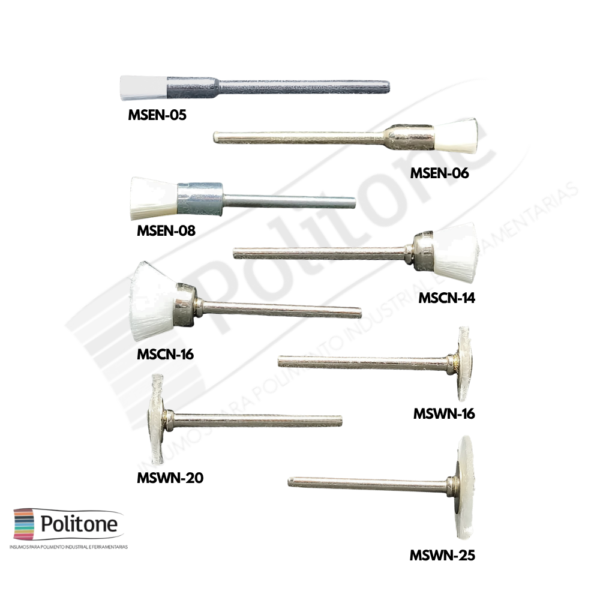 Mini Escova Rotativa Nylon